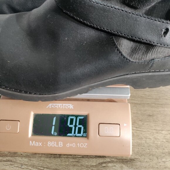 North Face Ballard Womens Pull On Boot Black Leather Size 10 - Picture 10 of 10